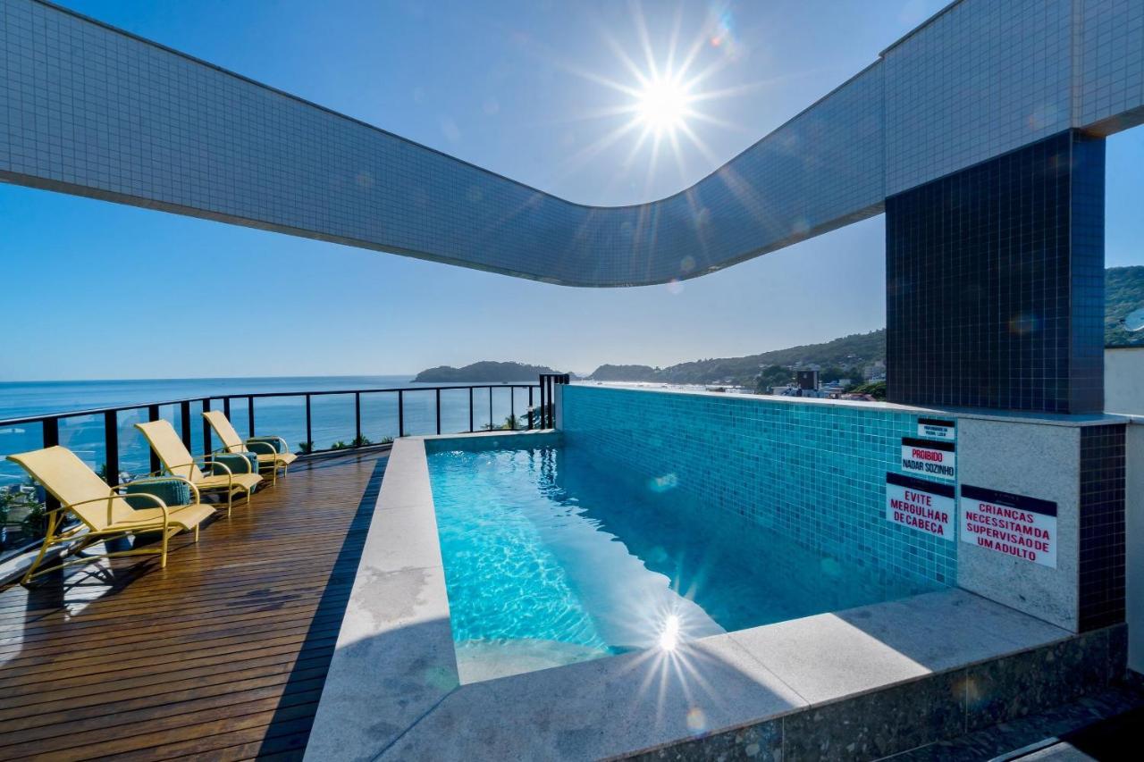 Confortavel Loft Em Condominio Com Piscina Bombinhas Exterior photo